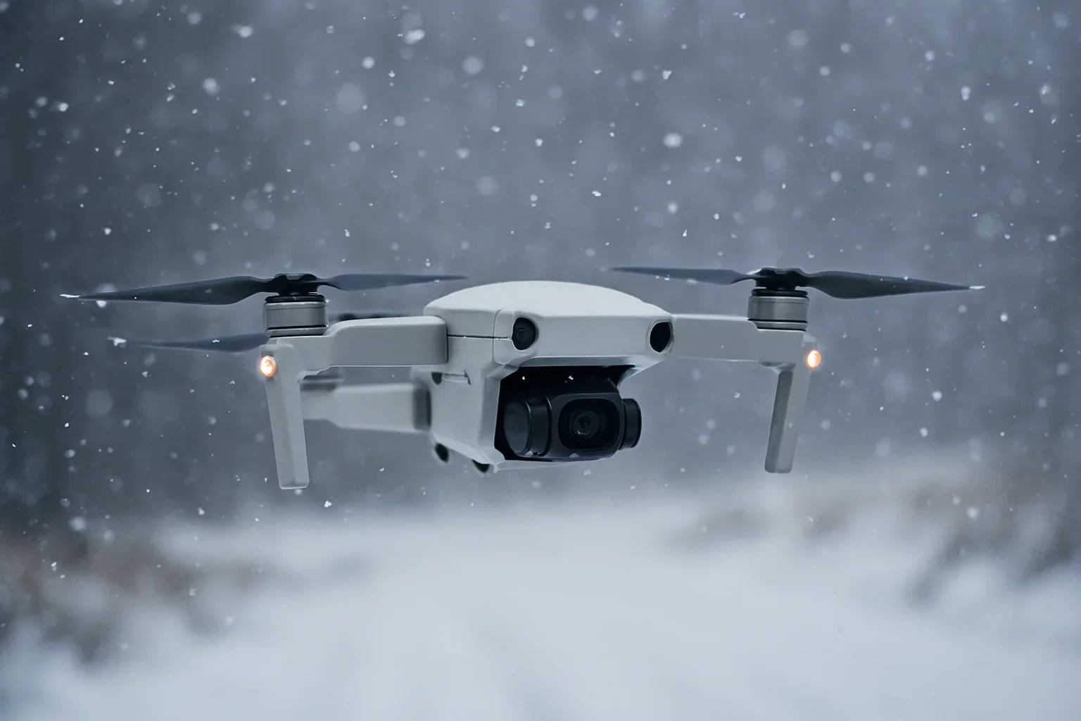 Kar lı Havada Drone Uçar mı .?