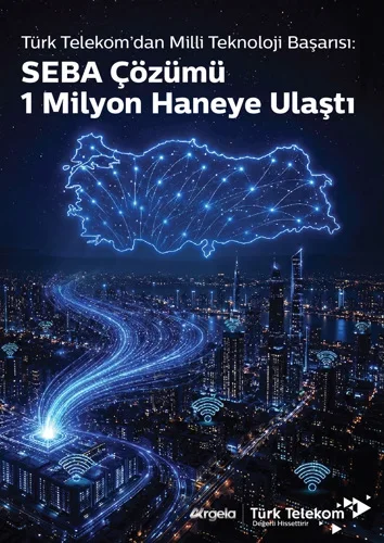 Türk Telekom’dan milli teknoloji başarısı: SEBA çözümü 1 milyon haneye ulaştı..!